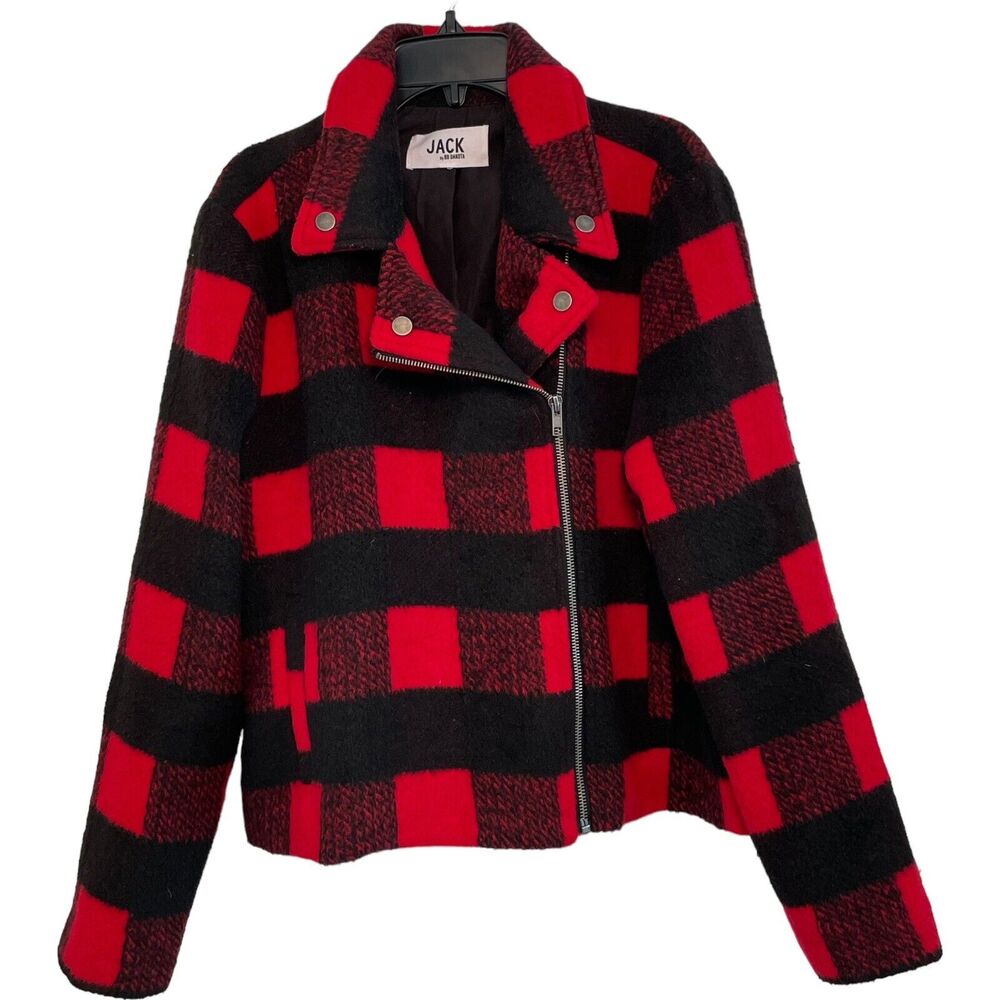 Jack by BB Dakota Women's Red and Black Plaid Jack by BB Dakotaet